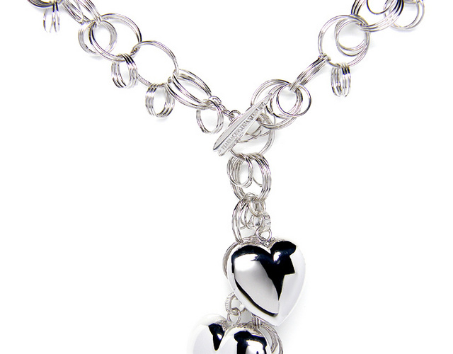 Collana con cuori in argento 925 firmati Maria Cristina Sterling