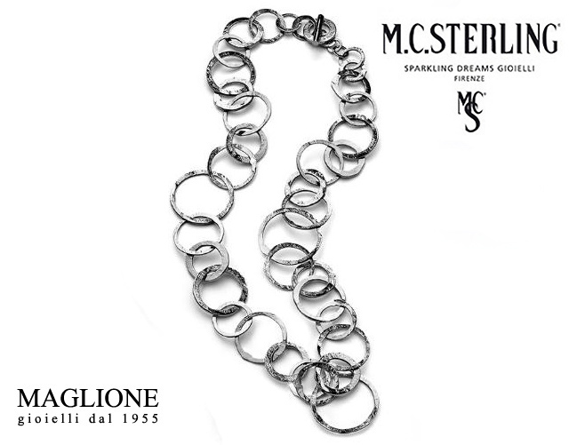 Collana Ikes in argento 925 firmato Maria Cristina Sterling