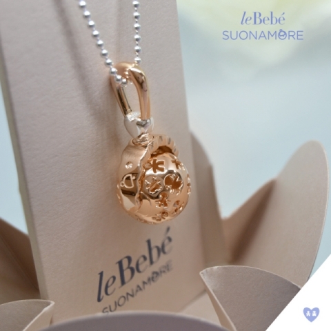 Le Bebè - 925K Rose and White Silver Necklace