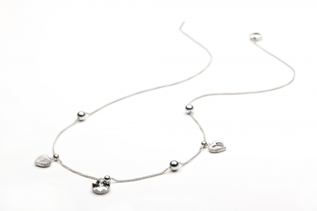 Collana Miluna collezione Luna in argento 925 con ciondoli