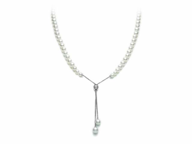 Collana Miluna con Perle e oro 18kt collezione MISS ITALIA PCL5423