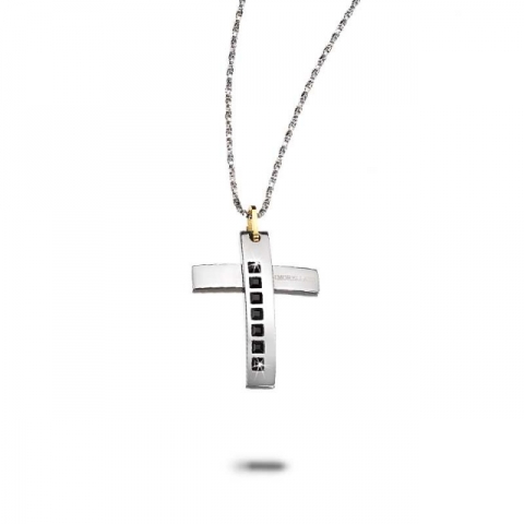 Collana MORELLATO Passion s8320 in acciaio con croce pendente