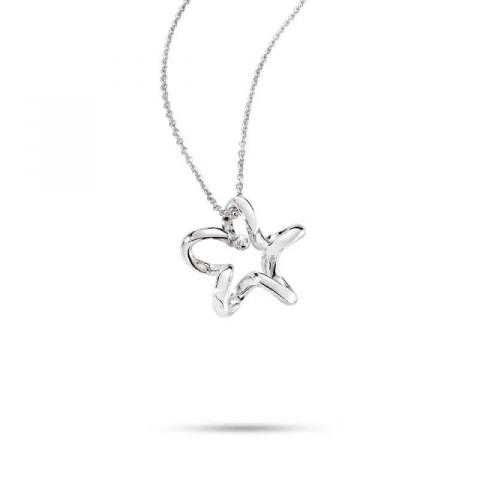 Collana Morellato Stars sin02 in acciaio lucido e diamante naturale