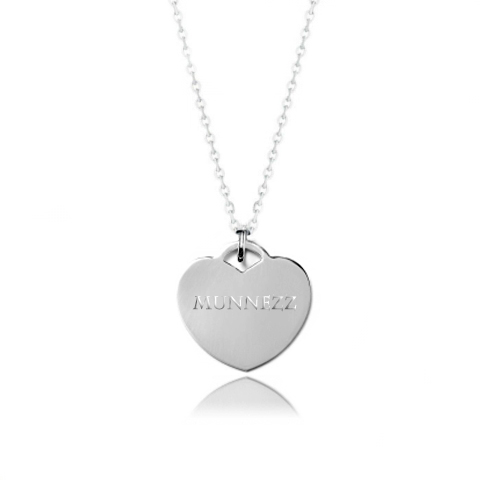 Collana MUNNEZZ in argento 925 con cuore