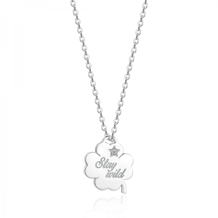 Collana S'Agapò by BrosWay collezione BE MY ALWAYS in acciaio e cristalli