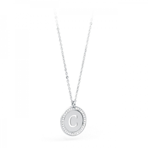 Collana S'Agapò by BrosWay collezione Lettering con ciondolo lettera C