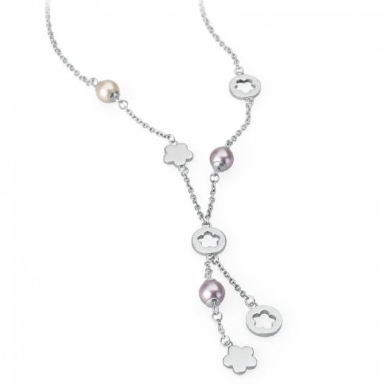 Collana S'Agapò by BrosWay collezione Montmartre con 3 perle