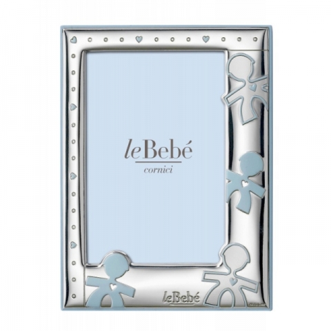 Cornice Le Bebè portafoto bimbo linea Amore Primi Ricordi 9x13 in argento