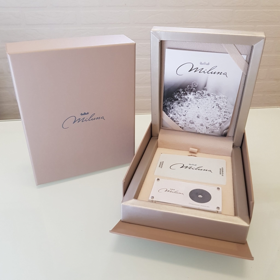 Diamante Miluna in blister sigillato da 0.09ct con confezione regalo