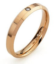 Hydra - 18K Yellow Gold Natural Diamond Wedding Ring Unoaerre