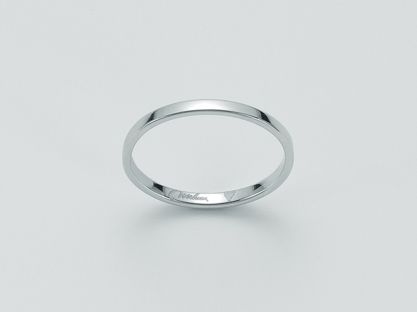 Fedina Miluna Squadrata Small in oro bianco, giallo o rosa 18kt dalla misura 8 alla 15