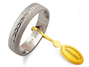 Fedina Unoaerre modello SPIGA in oro bianco 18kt - AF159