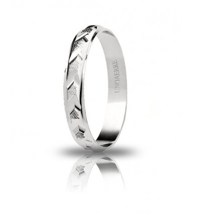 Fedina Unoaerre modello VERBENA in oro bianco 18kt - AF298B