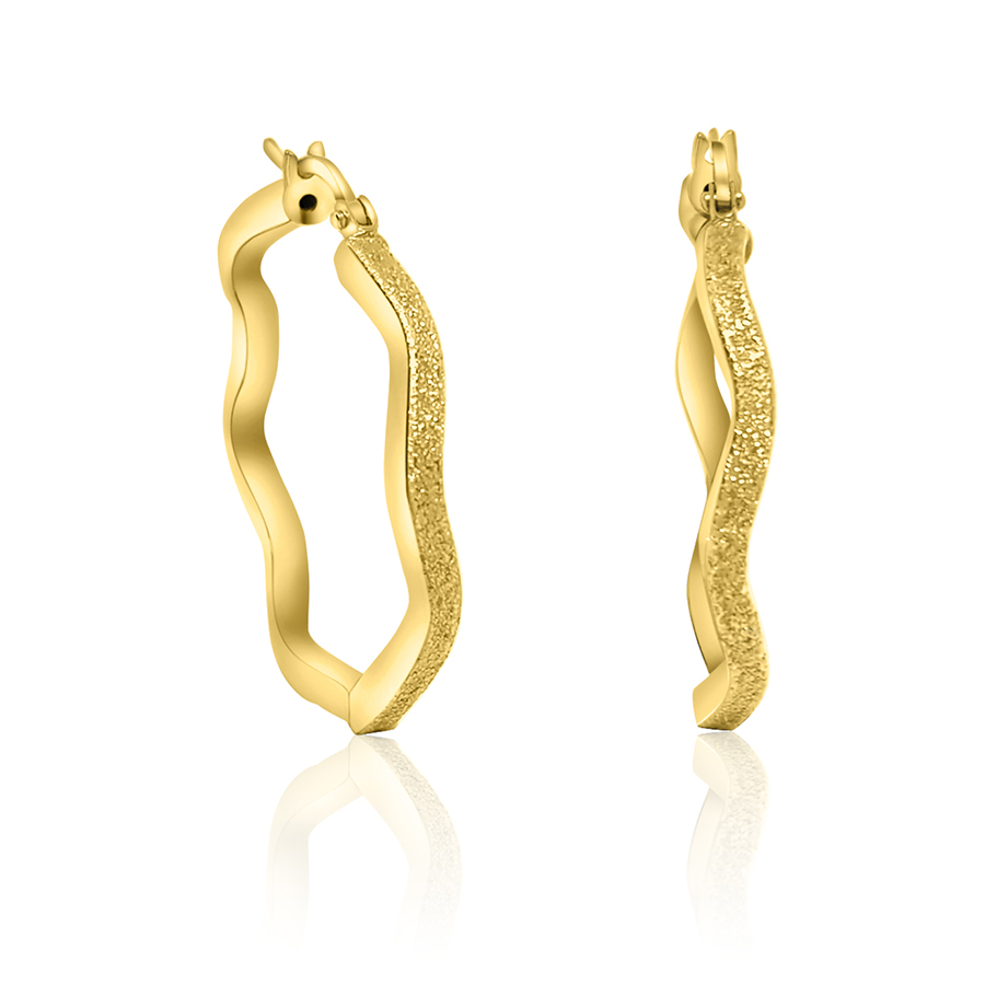 18K Yellow Gold Earrings