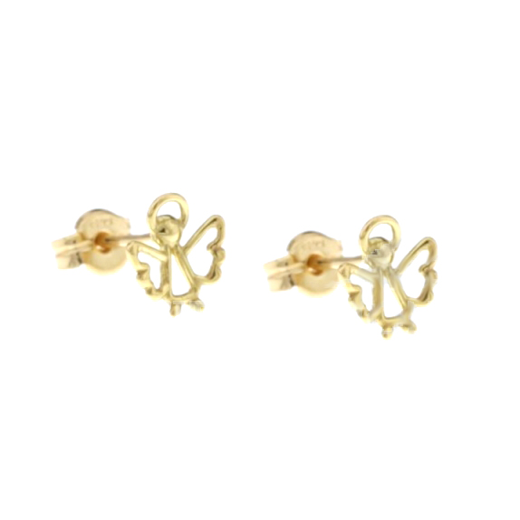 18k White or Yellow Gold earrings