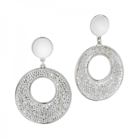 Orecchini BOCCADAMO con pendente in Swarovski crystal rock XOR235
