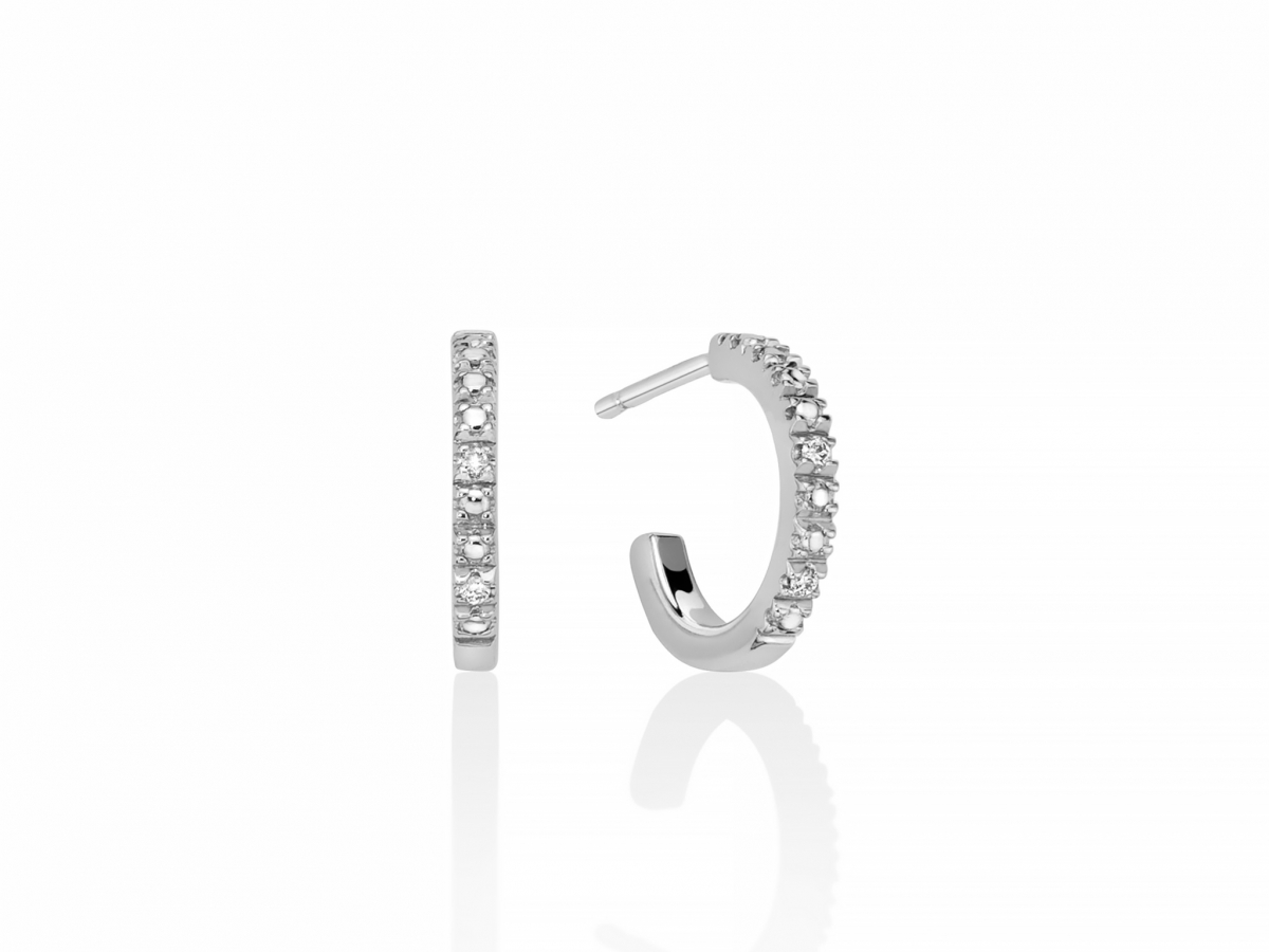 Orecchini collezione Diamantissima in Argento 925% e Diamanti naturali ERD2646