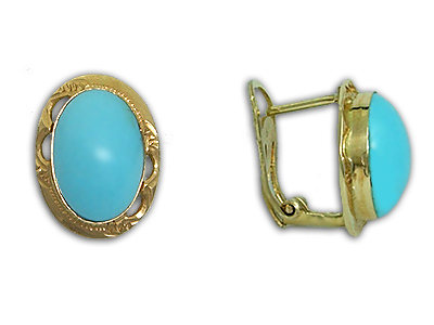 18K Yellow Gold Earrings