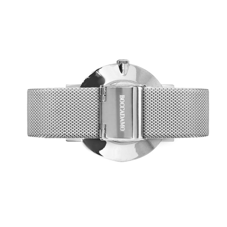 Orologio Boccadamo con quadrante bianco, indici in numeri arabi e contasecondi PR001A