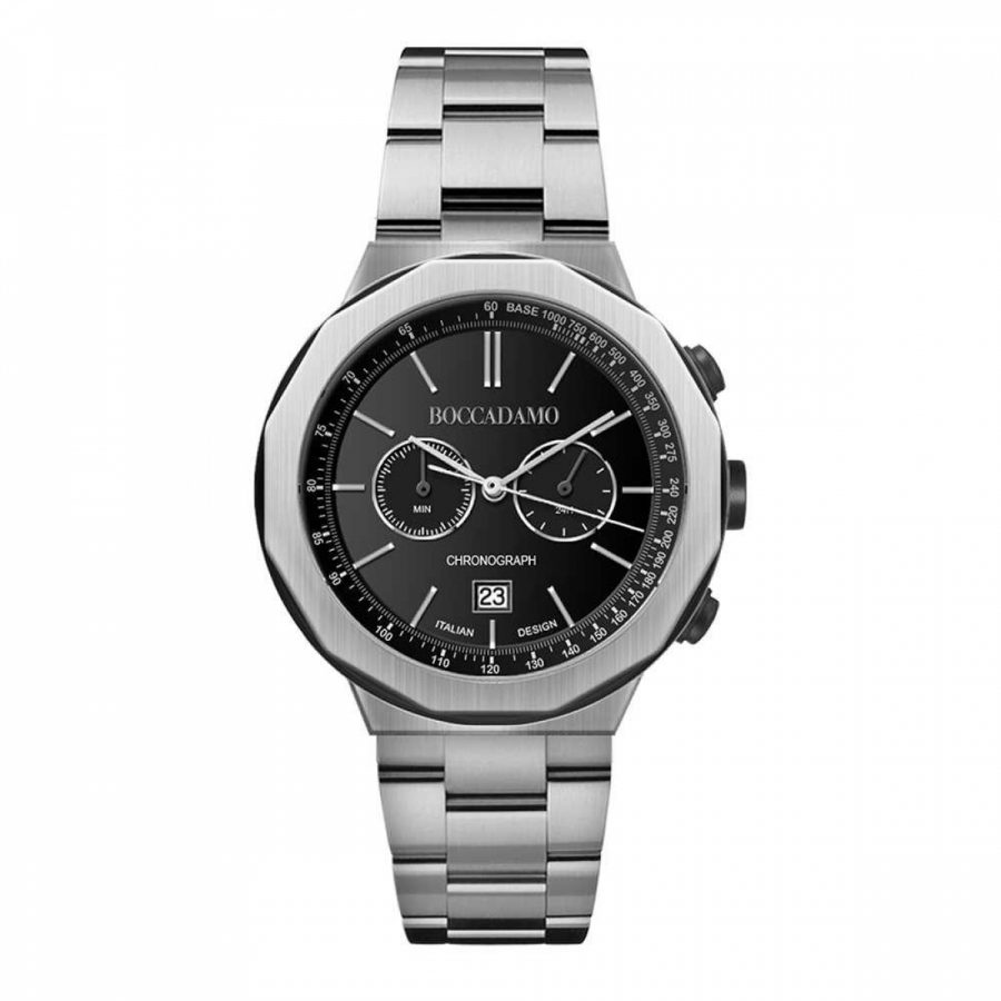 Orologio Boccadamo cronografo con quadrante nero IC007