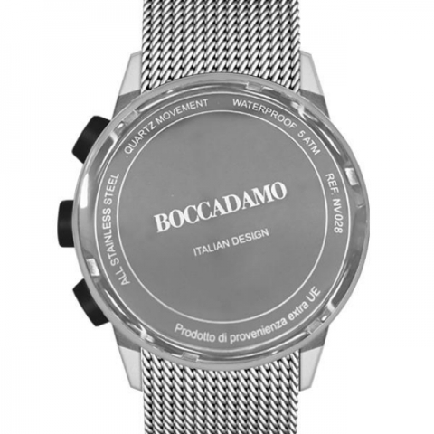 Orologio Boccadamo serie Navy con cinturino in acciaio light silver