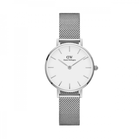 Orologio Daniel Wellington Classic Petite Sterling bianco e argento 28 mm