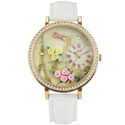 Orologio Didofà modello Lovely PARIS con elementi 3D
