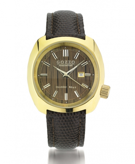 Orologio Gozzo Sorrentino modello Maestrale Gold