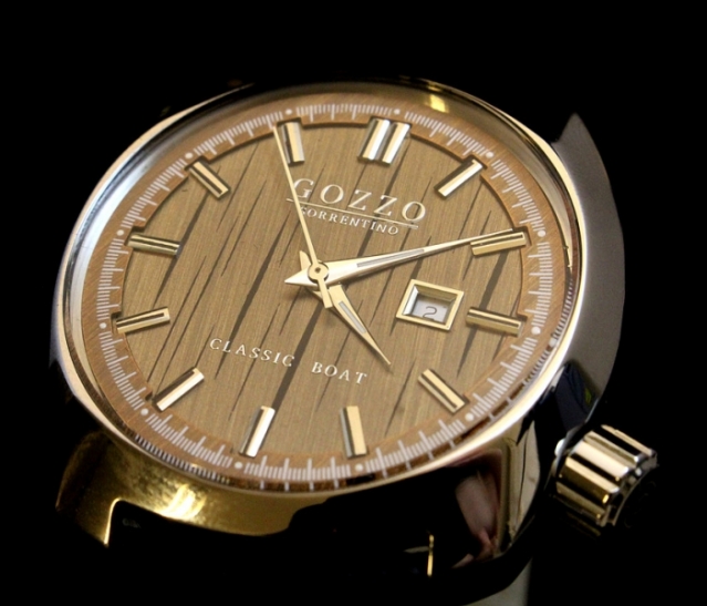 Orologio Gozzo Sorrentino modello Maestrale Gold