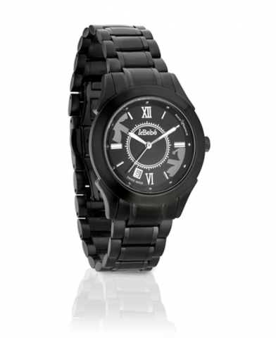 Orologio Le Bebè con cinturino in acciaio nero