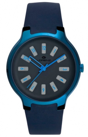 Iconograph - Lorenz Watch Unisex ref. 26703AA Gray and Blu