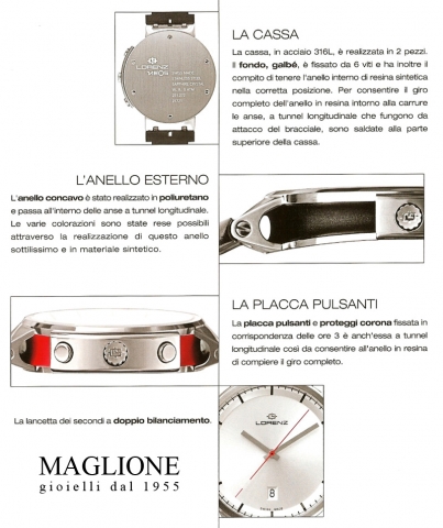 Orologio Lorenz Neos Chrono Unisex 25721DD total black cassa acciaio e cinturino in gomma