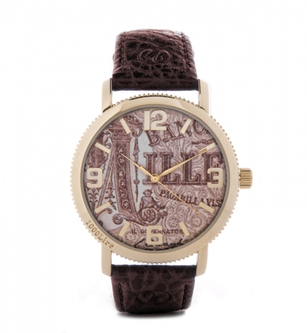 Millelire - Watch with genuine leather strap