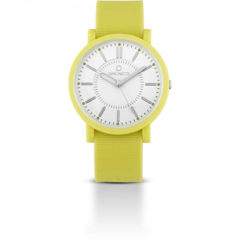 Orologio Ops Objects Ops Posh giallo solo tempo Unisex OPSPOSH-05