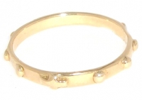GioielleriaMaglione.it - Anello Rosario in oro giallo lucido 18kt 2,50 - 3 grammi