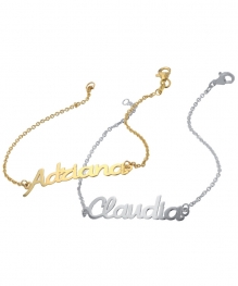 GioielleriaMaglione.it - Bracciale My Charm in argento 925% bianco, giallo o rosa personalizzabile con data