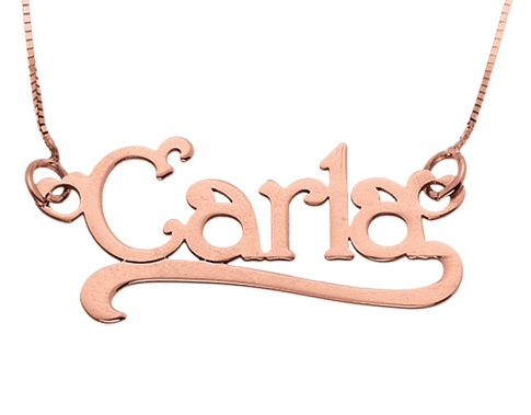 Collana Con Nome Lettere Staccate